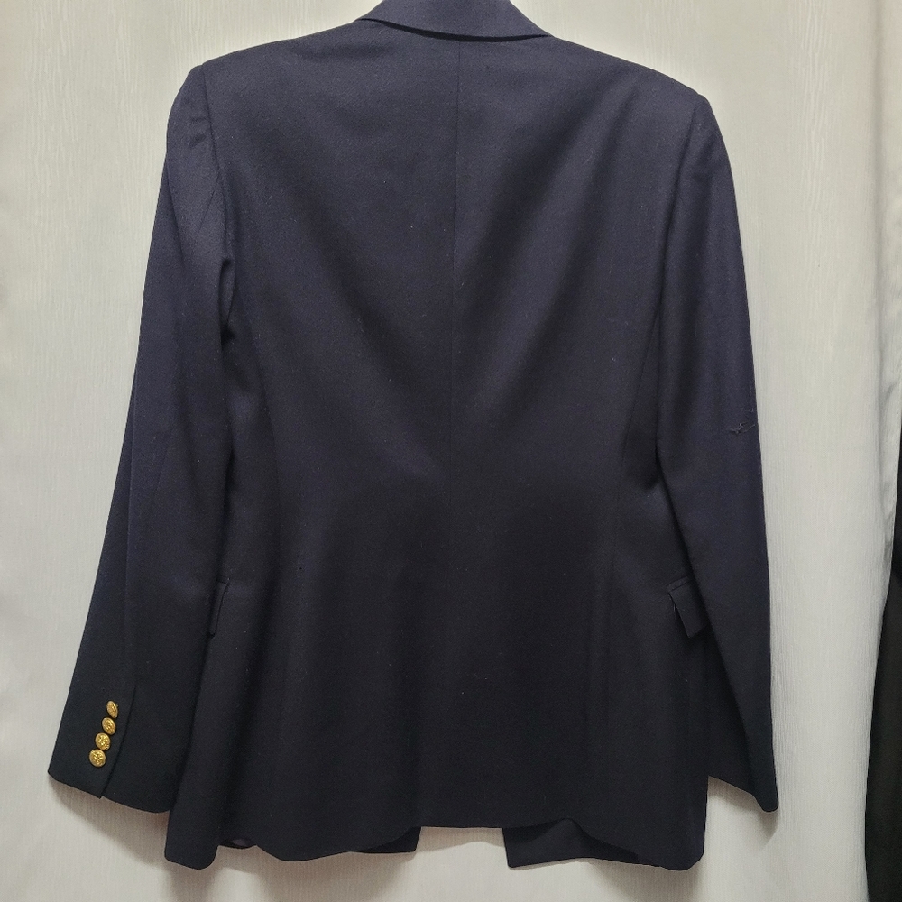 Vintage Polo Sport Ralph Lauren Double Breasted Wool Blazer Women's Size 4 - Picture 11 of 11